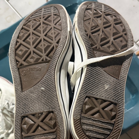 Converse Low-Top Sneakers in Black, White, and Brown - Picture 2 of 3